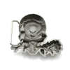 Czaszka z różą skull klamra 3D (id: 2384)